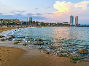 Barcelone la plage