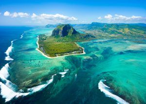 Île Maurice du ciel