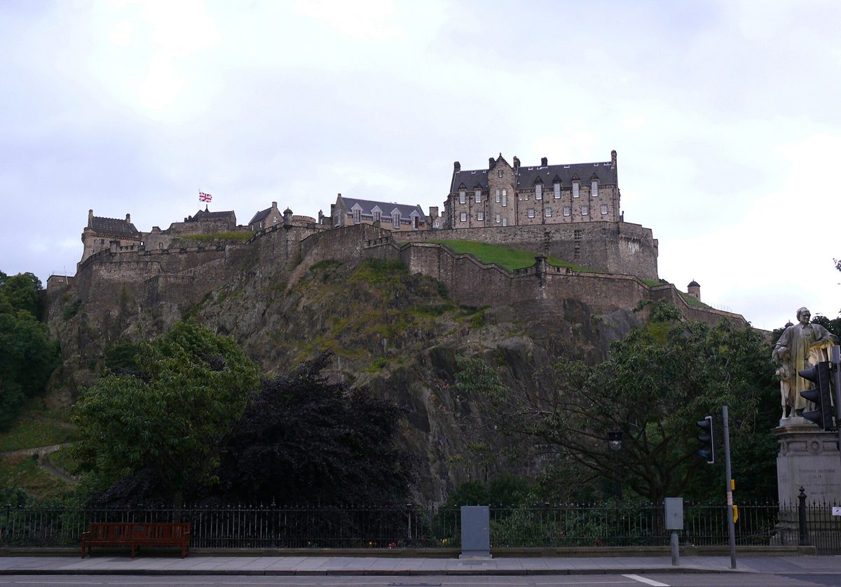 Le château d’Édimbourg sur son rocher